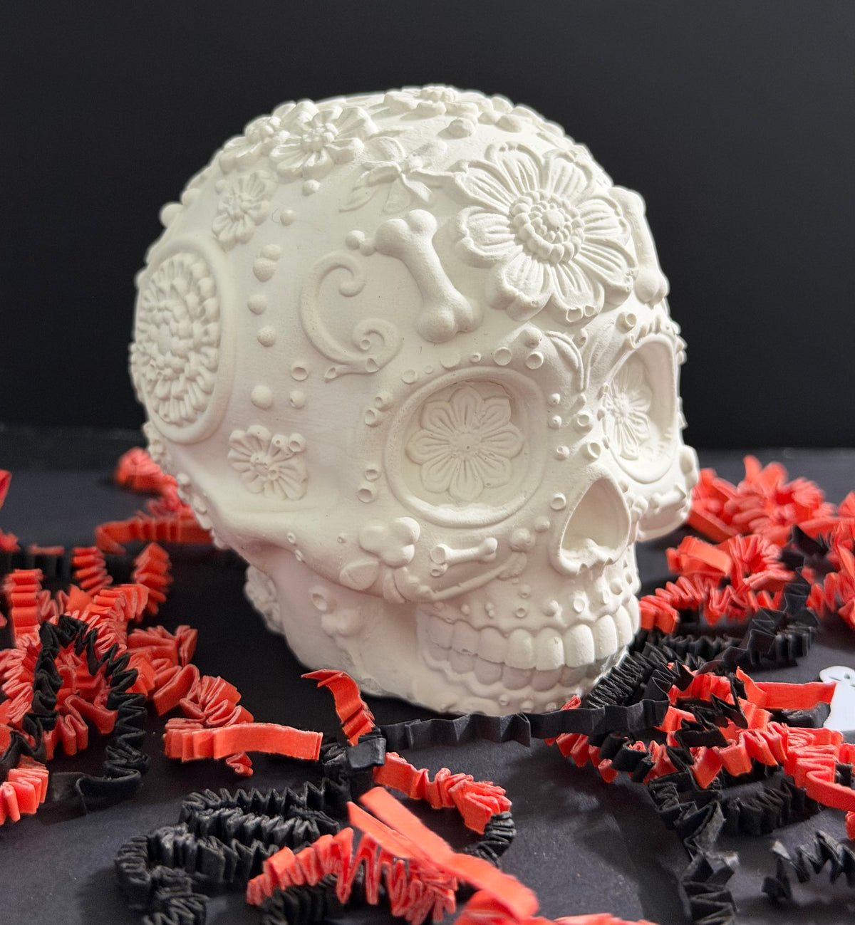 Day of the Dead 3D Skull Halloween Paint Kit